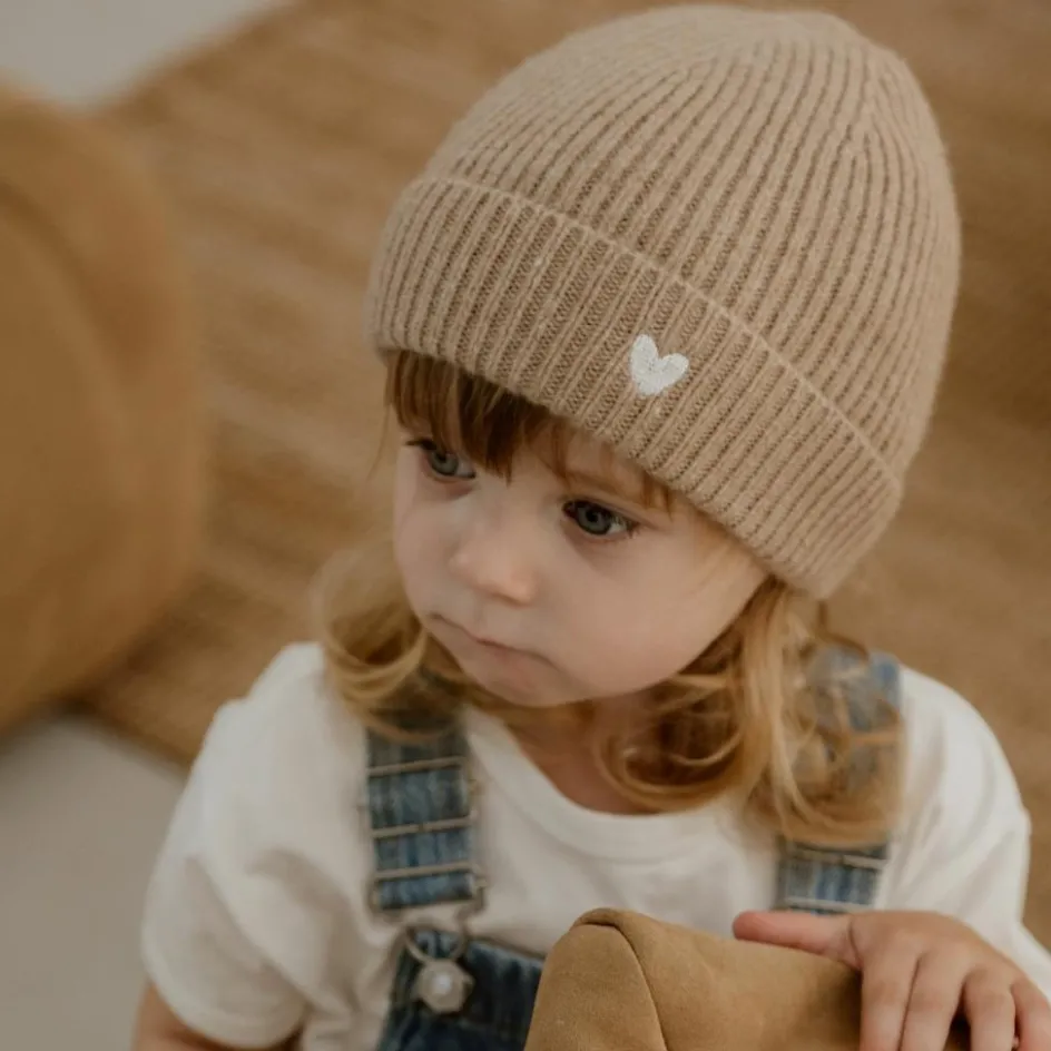 Hot Atelier Wagram Bonnet en laine Sable (0-12 mois)