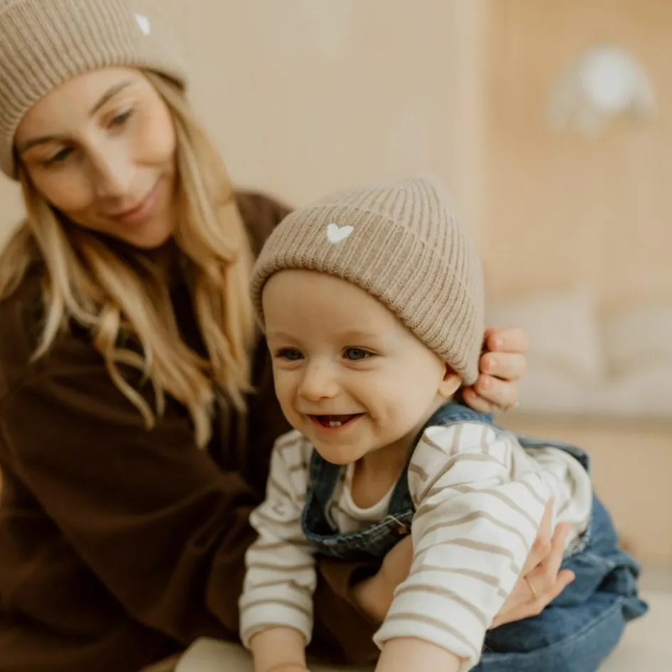 Hot Atelier Wagram Bonnet en laine Sable (0-12 mois)