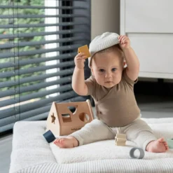 Bonnet Willow Warm linen (0-3 mois)|Baby's Only