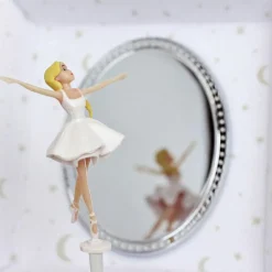 Boîte à bijoux musicale cube phosphorescente Ballerina|Trousselier