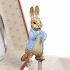 New Trousselier Boîte à bijoux musicale cube Pierre Lapin carotte