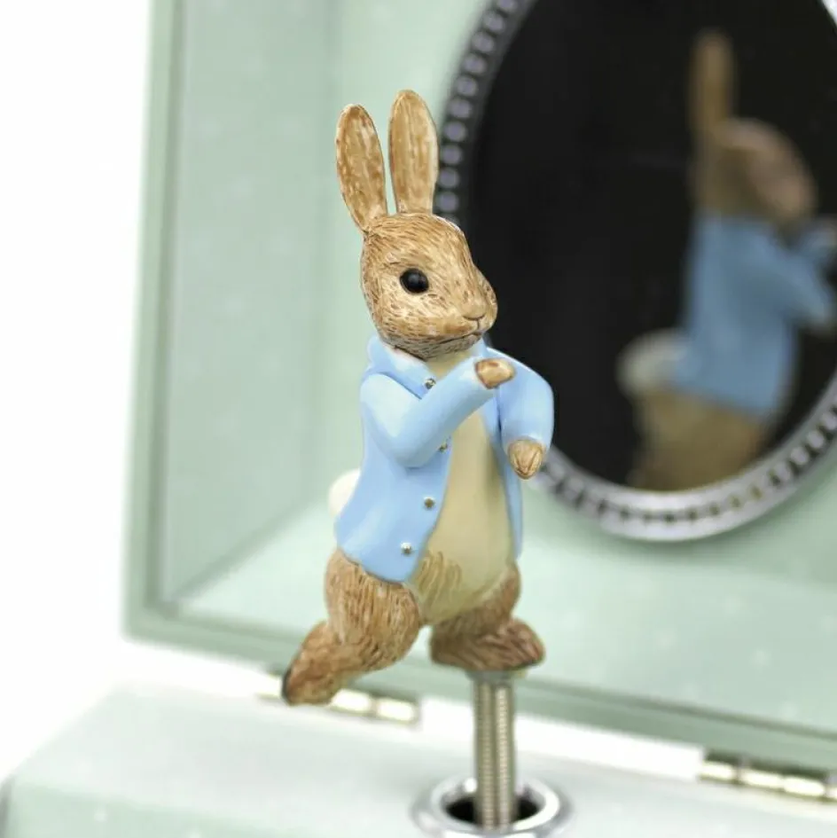 Best Trousselier Boîte à bijoux musicale cube Pierre Lapin libellule