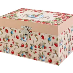 Boîte à bijoux musicale Fraises Pierre Lapin|Trousselier