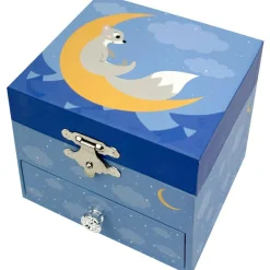 New Trousselier Boîte à bijoux musicale phosphorescente Renard dans la Forêt