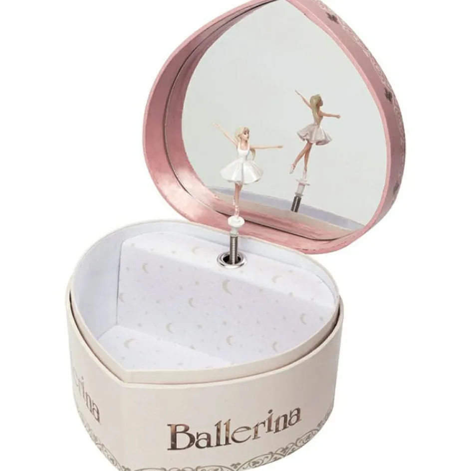 New Trousselier Boîte à bijoux musicale phosphorescente coeur Ballerina