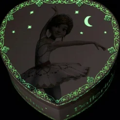 New Trousselier Boîte à bijoux musicale phosphorescente coeur Ballerina