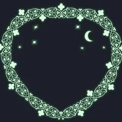 New Trousselier Boîte à bijoux musicale phosphorescente coeur Ballerina