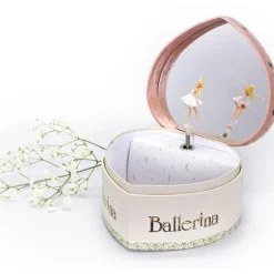 New Trousselier Boîte à bijoux musicale phosphorescente coeur Ballerina