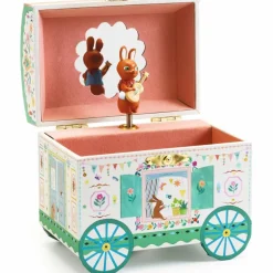 Sale Djeco Boîte à bijoux musicale Roulotte enchantée