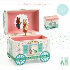 Sale Djeco Boîte à bijoux musicale Roulotte enchantée