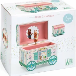 Sale Djeco Boîte à bijoux musicale Roulotte enchantée