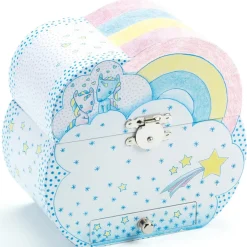 Clearance Djeco Boîte à bijoux musicale Rêves des licornes