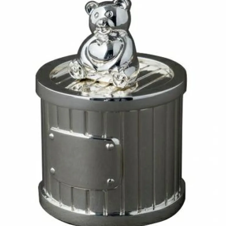 Clearance Daniel Crégut Boîte à dent Ours personnalisable (métal argenté)