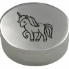 New Daniel Crégut Boîte à dents Licorne (métal argenté)