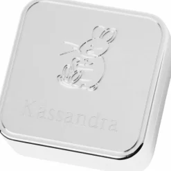 Clearance ANVIE Boîte à dents métal argenté Kassandra (personnalisable)