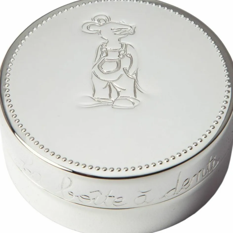 Boîte à dents métal argenté (personnalisable)|ANVIE New