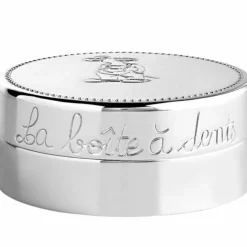 Boîte à dents métal argenté (personnalisable)|ANVIE New