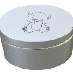 Hot Daniel Crégut Boîte à dents Ourson personnalisable (métal argenté)