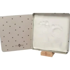 Boîte à empreintes Baby Box Carrée Jolis Cœurs|Petit Artichaut Clearance