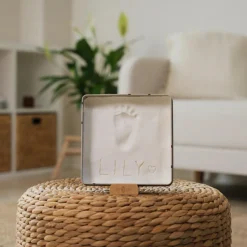 Boîte à empreintes Baby Box Carrée Jolis Cœurs|Petit Artichaut Clearance