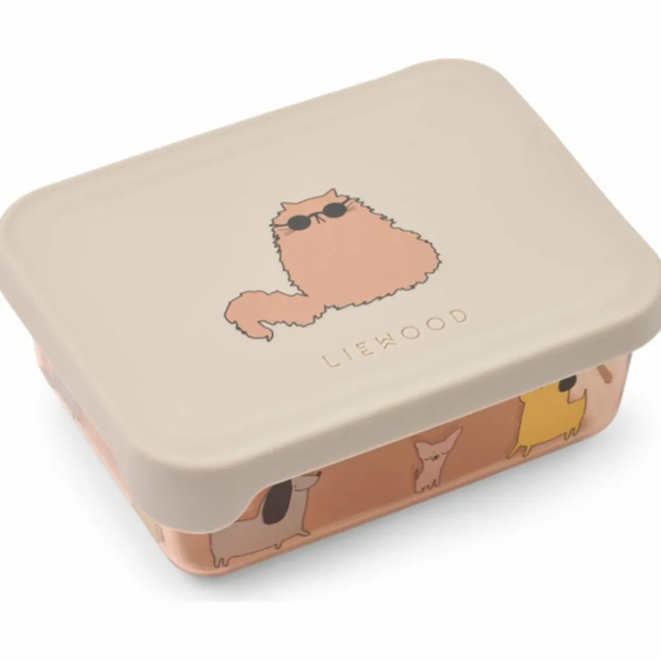 Boîte à goûter Ako en tritan Cats and Dogs|Liewood