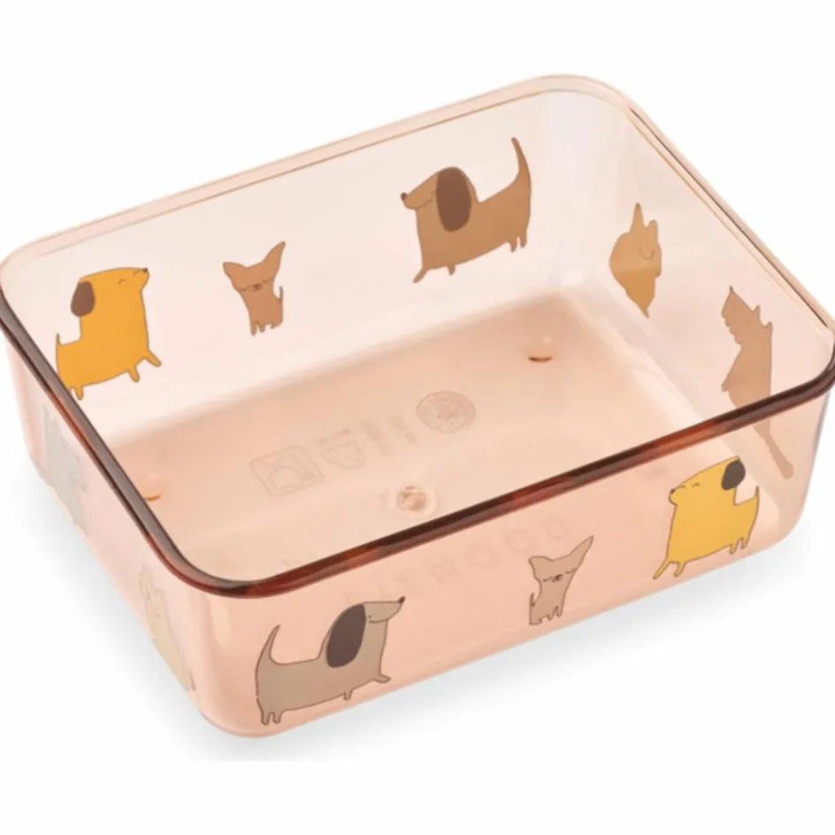 Boîte à goûter Ako en tritan Cats and Dogs|Liewood