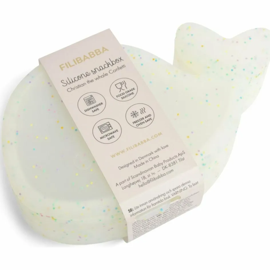 Boîte à goûter Christian la Baleine Confettis|Filibabba Sale