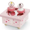 Boîte à musique Bois Ballerine Rose|Trousselier Online
