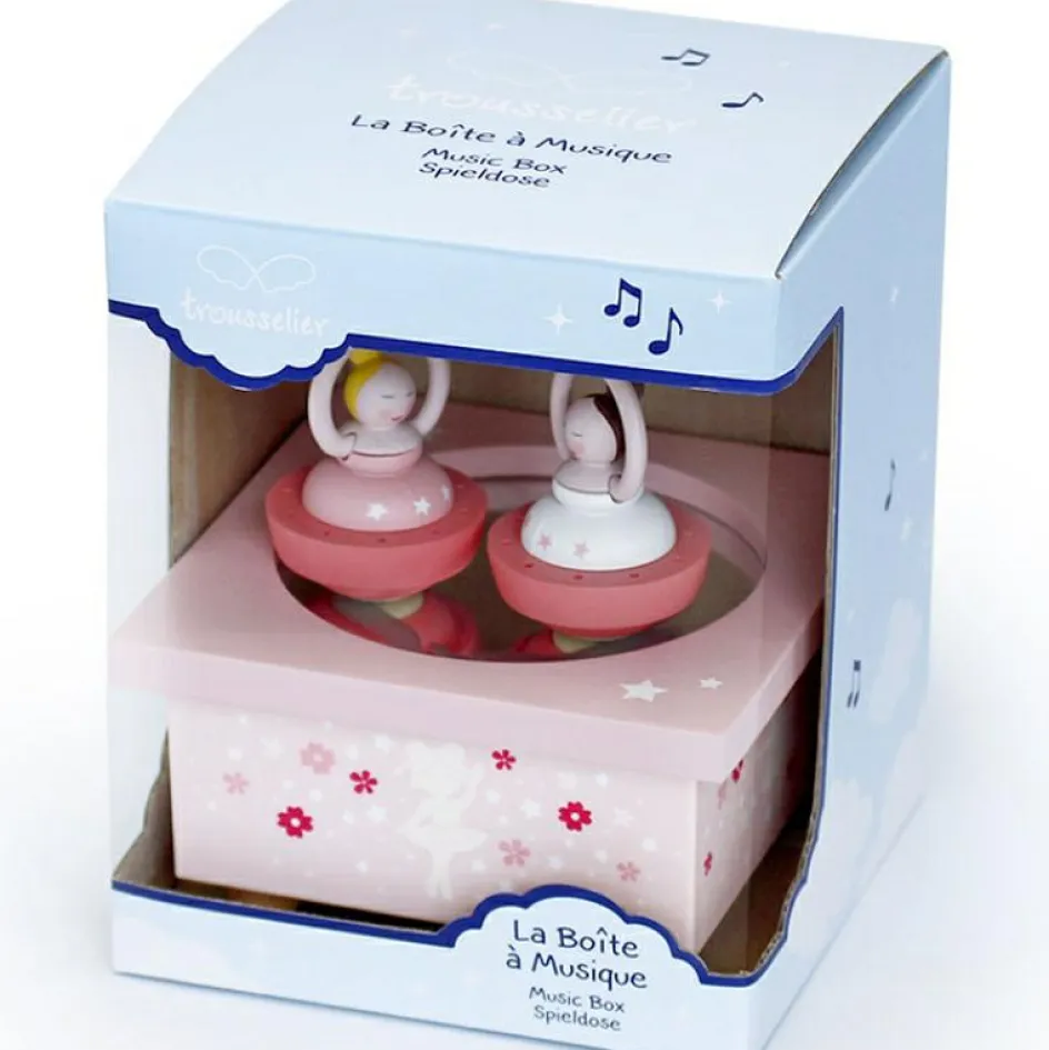 Boîte à musique Bois Ballerine Rose|Trousselier Online
