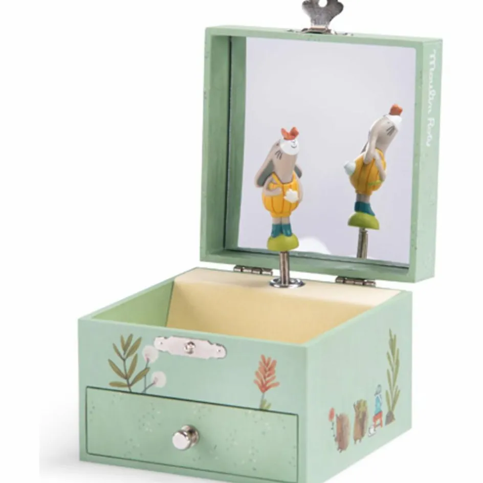 Boîte à musique coffret Trois petits lapins|Moulin Roty Sale