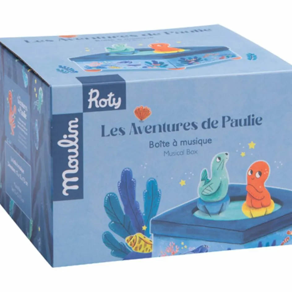 Boîte à musique Les aventures de Paulie|Moulin Roty Discount