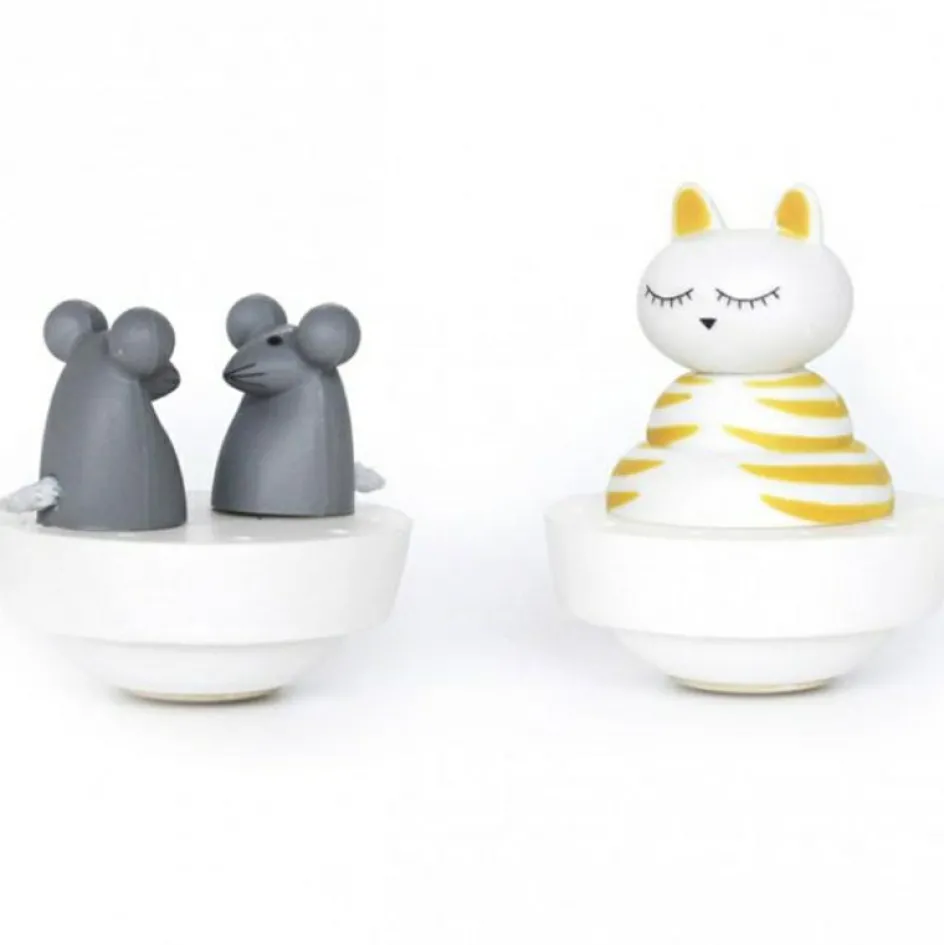 Boîte à musique magnétique chat et souris|Trousselier New