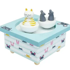 Boîte à musique magnétique chat et souris|Trousselier New