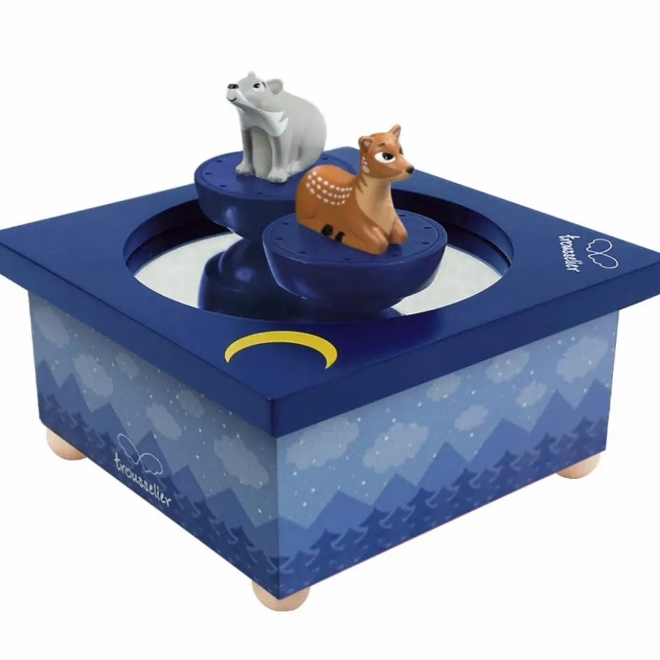 Boîte à musique magnétique Faon et Ours dans la Forêt|Trousselier Sale