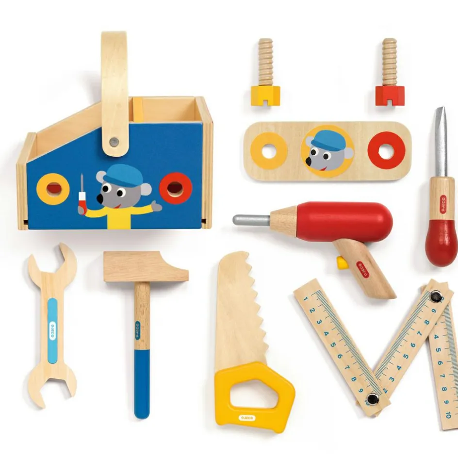 Boîte à outil jour après jour Minibrico|Djeco Discount