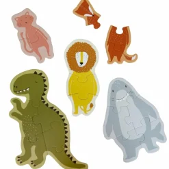 Boîte à puzzles Petits et grands animaux (5 puzzles)|Trixie Best