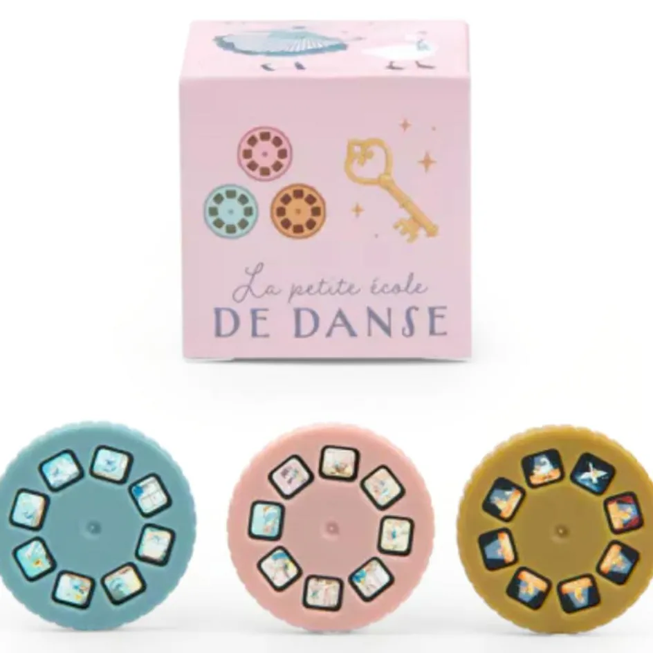 Boîte de 3 disques pour lampe à histoires La petite école de danse|Moulin Roty New