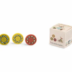 Clearance Moulin Roty Boîte de 3 disques pour lampe à histoires Trois petits lapins