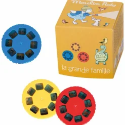Boîte de 3 disques pour lampe à histoires La Grande Famille|Moulin Roty Best