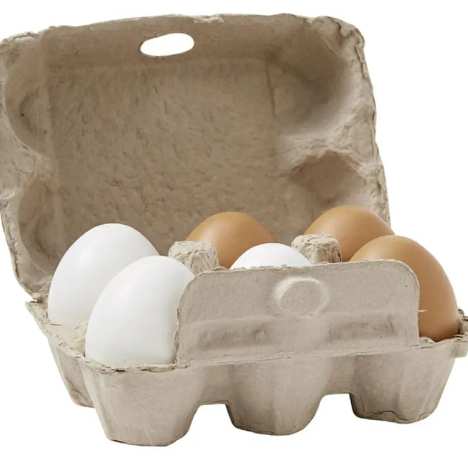 Boîte de 6 oeufs en bois Bistro|Kid's Concept Online