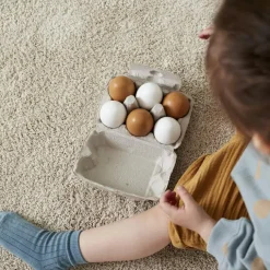 Boîte de 6 oeufs en bois Bistro|Kid's Concept Online