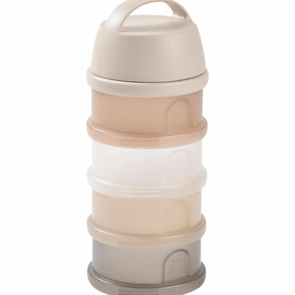 Hot Béaba Boîte doseuse 4 compartiments Argile Translucide