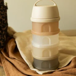 Hot Béaba Boîte doseuse 4 compartiments Argile Translucide