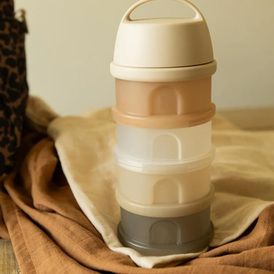 Hot Béaba Boîte doseuse 4 compartiments Argile Translucide