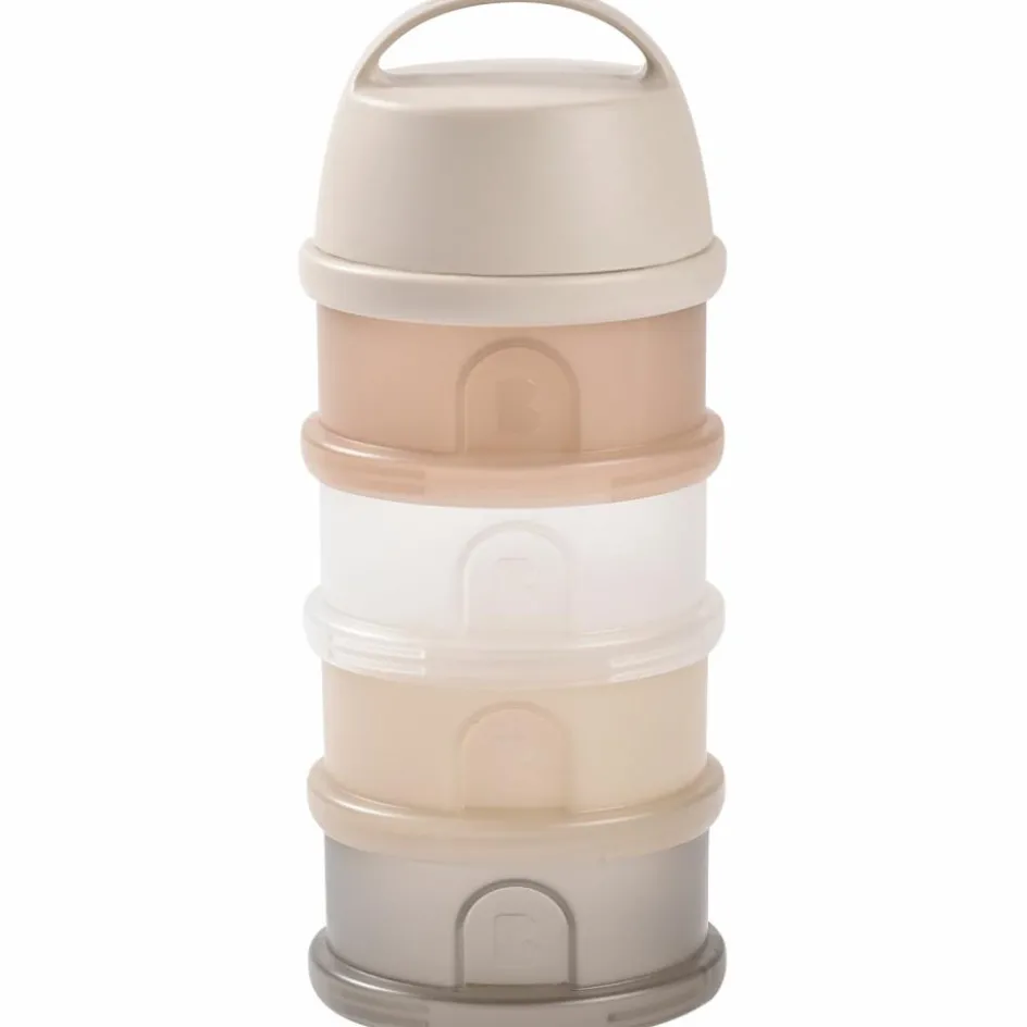 Hot Béaba Boîte doseuse 4 compartiments Argile Translucide
