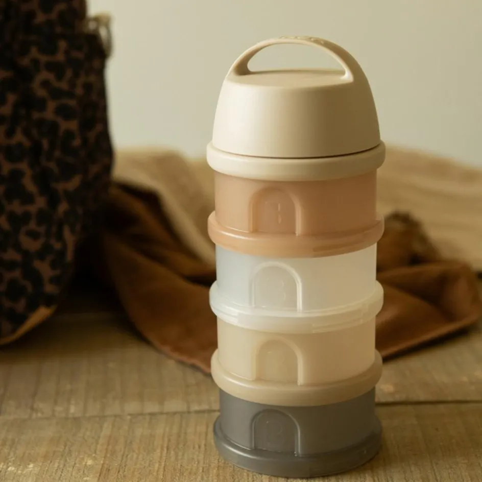Hot Béaba Boîte doseuse 4 compartiments Argile Translucide