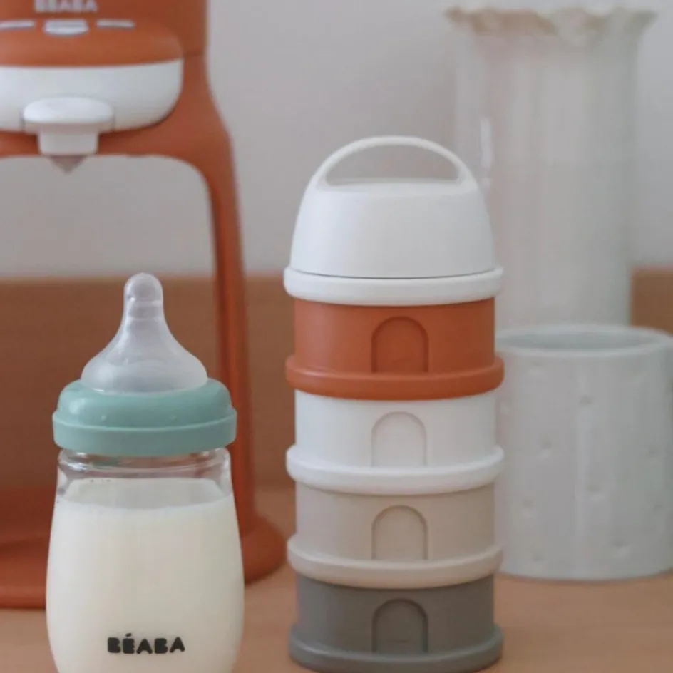 Boîte doseuse cotton white-terracotta|Béaba Online