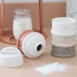 Boîte doseuse cotton white-terracotta|Béaba Online