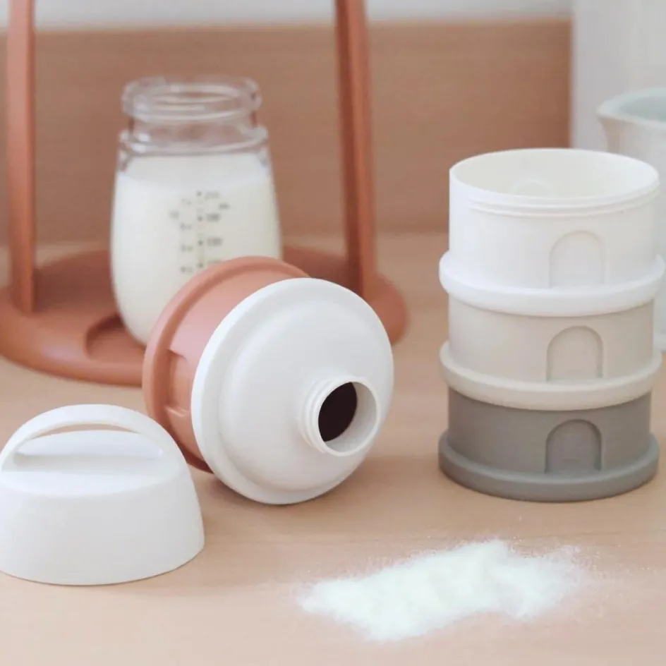 Boîte doseuse cotton white-terracotta|Béaba Online