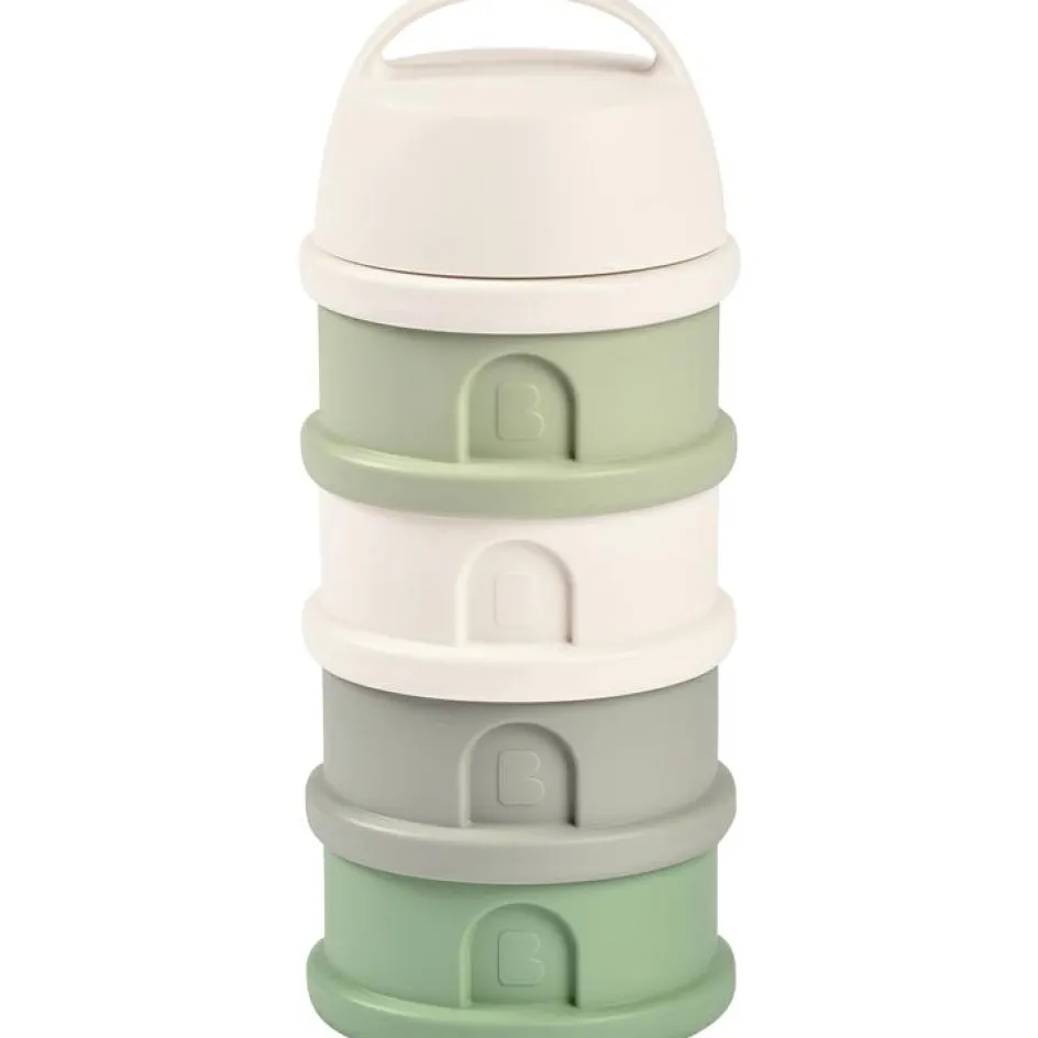 Hot Béaba Boîte doseuse de lait empilable cotton white-sage green